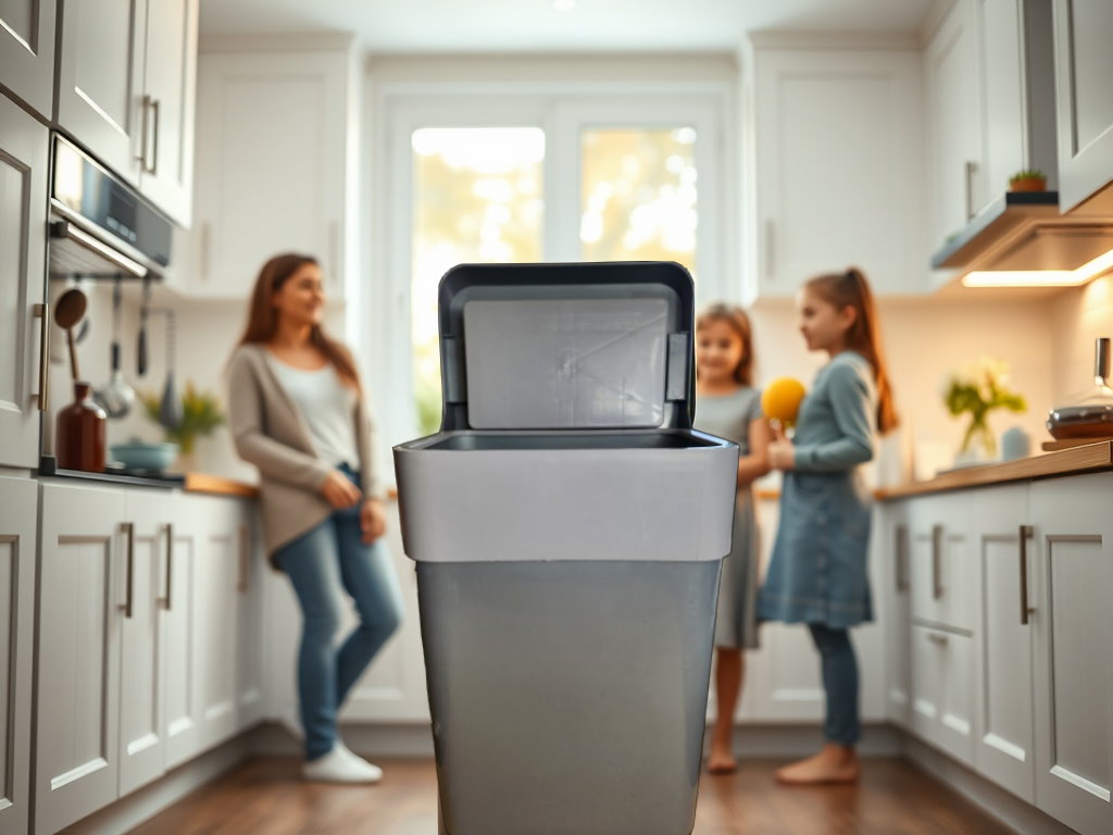 Der Pressboy in Verwendung bei einer jungen Familie in der Küche